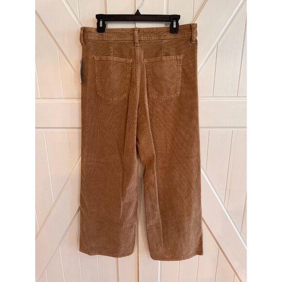 NWT Universal Thread Tan High-Rise Sailor Wide Leg Ankle Jeans Womens Size 12R - Picture 4 of 9